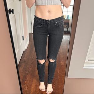 Rag & bone rock with holes in size 24